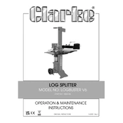 Clarke 3402150 Log Buster manual cover