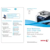 Xerox WorkCentre 5325 Printer manual cover