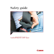 Canon varioPRINT DP line manual cover