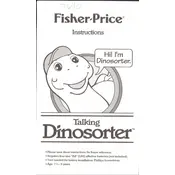 Fisher Price Mattel Talking Dinosorter 77640 Toy manual cover