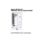 Matsui EC1000 manual cover