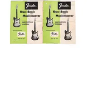 Fender Duo-Sonic Pre-1964 Guitar manual cover