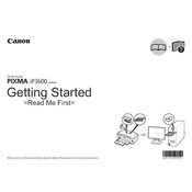 Canon Pixma iP3600 Series K10322 manual cover