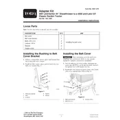 Toro 105-1505 Adapter Kit manual cover