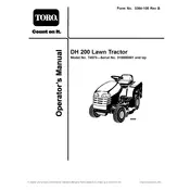 Toro DH 200 74573 Tractor