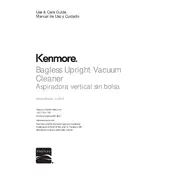 Kenmore DU2012 Vacuum manual cover