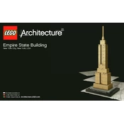 LEGO Empire State Building 21002 Construction Set manual cover