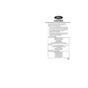 Ford Aspire 1996 manual cover