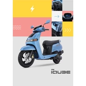 TVS iQube S Scooter manual cover