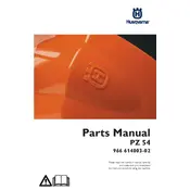 Husqvarna PZ 54 966 614003-02 Lawn Mower manual cover