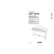 Casio Celviano AP245 Keyboard manual cover