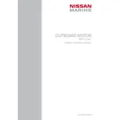 Nissan NSF15C Outboard Motor manual cover