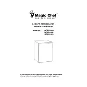 Magic Chef MCBR240B Refrigerator manual cover