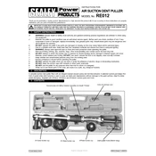 Sealey RE012 Dent Puller manual cover