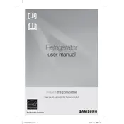 Samsung RH22H9010 Refrigerator manual cover