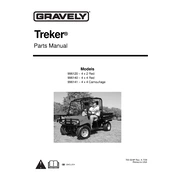 Gravely Treker 996120 2009 Utility Vehicle