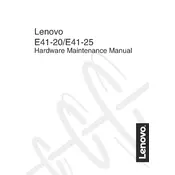 Lenovo E41-25 Laptop manual cover