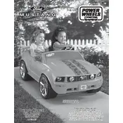 Power Wheels Mattel Pink Ford Mustang P6827 Toy manual cover