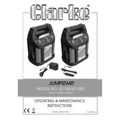 Clarke 6240015 JS1100C Jumpstart manual cover