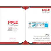 Pyle PTA2 Amplifier manual cover