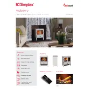 Dimplex Oakhurst OKT20 Auberry AUB20 Electric Stove manual cover