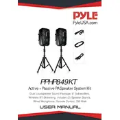 Pyle PPHP849KT Speaker System manual cover