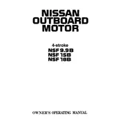 Nissan NSF9.9B Outboard Motor manual cover