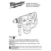 Milwaukee M18 Fuel 2718-20 Hammer manual cover