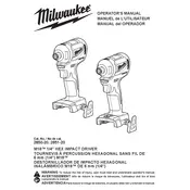 Milwaukee M18 Fuel 2850-20 Driver manual cover