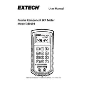 Flir Extech 380193 Meter manual cover