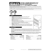 Sealey AP41104BWS Chest manual cover