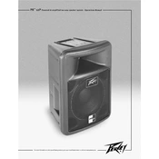 Peavey PR 12P Speaker Operations manual cover