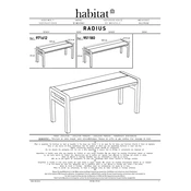 Habitat Radius 951180 7976168 Bench manual cover