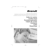 Brandt AG326XP1 Hood manual cover