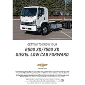 Chevrolet Low Cab Forward 6500XD 2022 manual cover