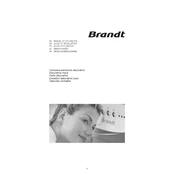 Brandt AD1516X Hood manual cover