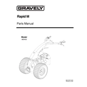 Gravely Rapid M 985403 2008 Tractor manual cover