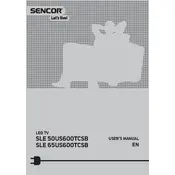 Sencor SLE 65US600TCSB Television manual cover