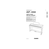 Casio Celviano AP450 Keyboard manual cover