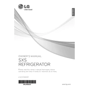 LG LSC22991ST Refrigerator manual cover