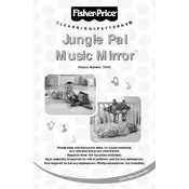 Fisher Price Mattel Learning Patterns Jungle Pal Music Mirror 73462 Toy manual cover