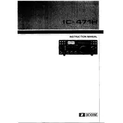 Icom IC-471H Transceiver manual cover