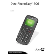 Doro PhoneEasy 506 Phone manual cover