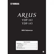 Yamaha Arius YDP-143 Piano manual cover