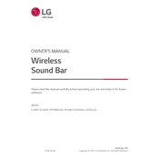 LG SLM3R SLM3R.DUSAWLK Sound Bar manual cover