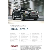 GMC Terrain 2016 manual cover