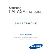 Samsung Galaxy Core Prime Tracfone SM-S820LHAATFN Phone manual cover