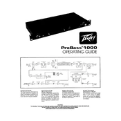 Peavey ProBass 1000 Amplifier manual cover