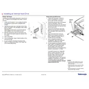 Xerox Tektronix Phaser 840 Installing an Internal Hard Drive Printer manual cover