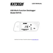 Flir Extech RHT35 Datalogger manual cover